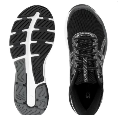 Tenis Asics Gel Shogun 5 Black/Silver Masculino - Image 4